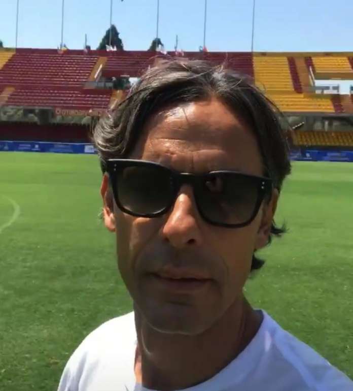 Pippo Inzaghi al Vigorito