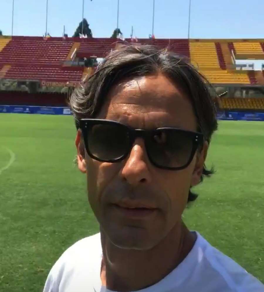 Pippo Inzaghi al Vigorito