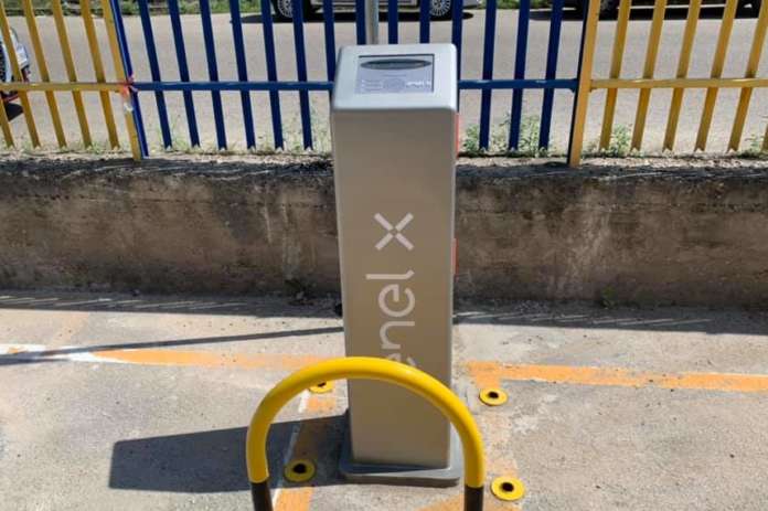 colonnina ricarica auto elettrica benevento