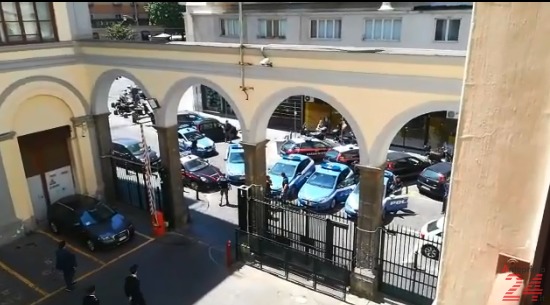 omaggio polizia a carabiniere ucciso
