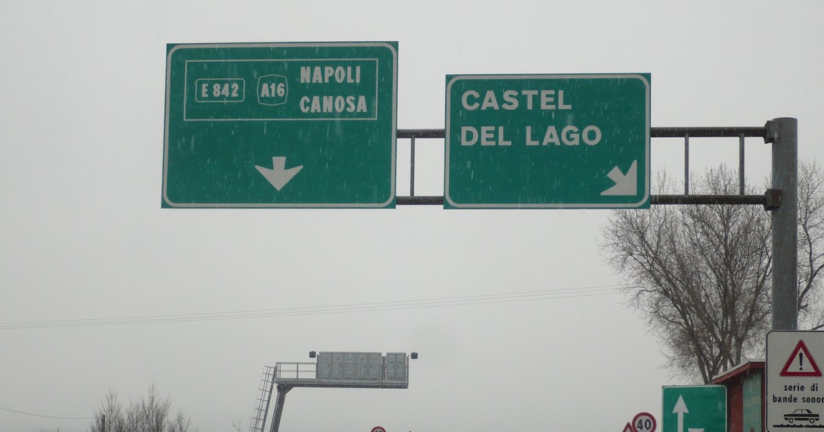 CASTEL DEL LAGO USCITA AUTOSTRADA