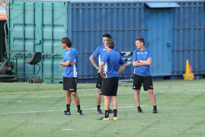 Inzaghi con staff tecnico