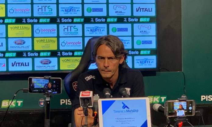 Inzaghi conferenza Pisa