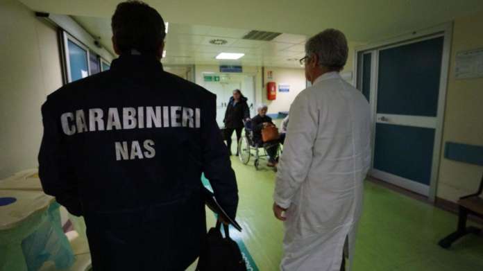 nas carabinieri ospedale formiche