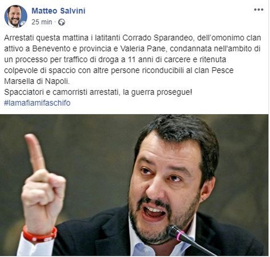 post salvini tagliato