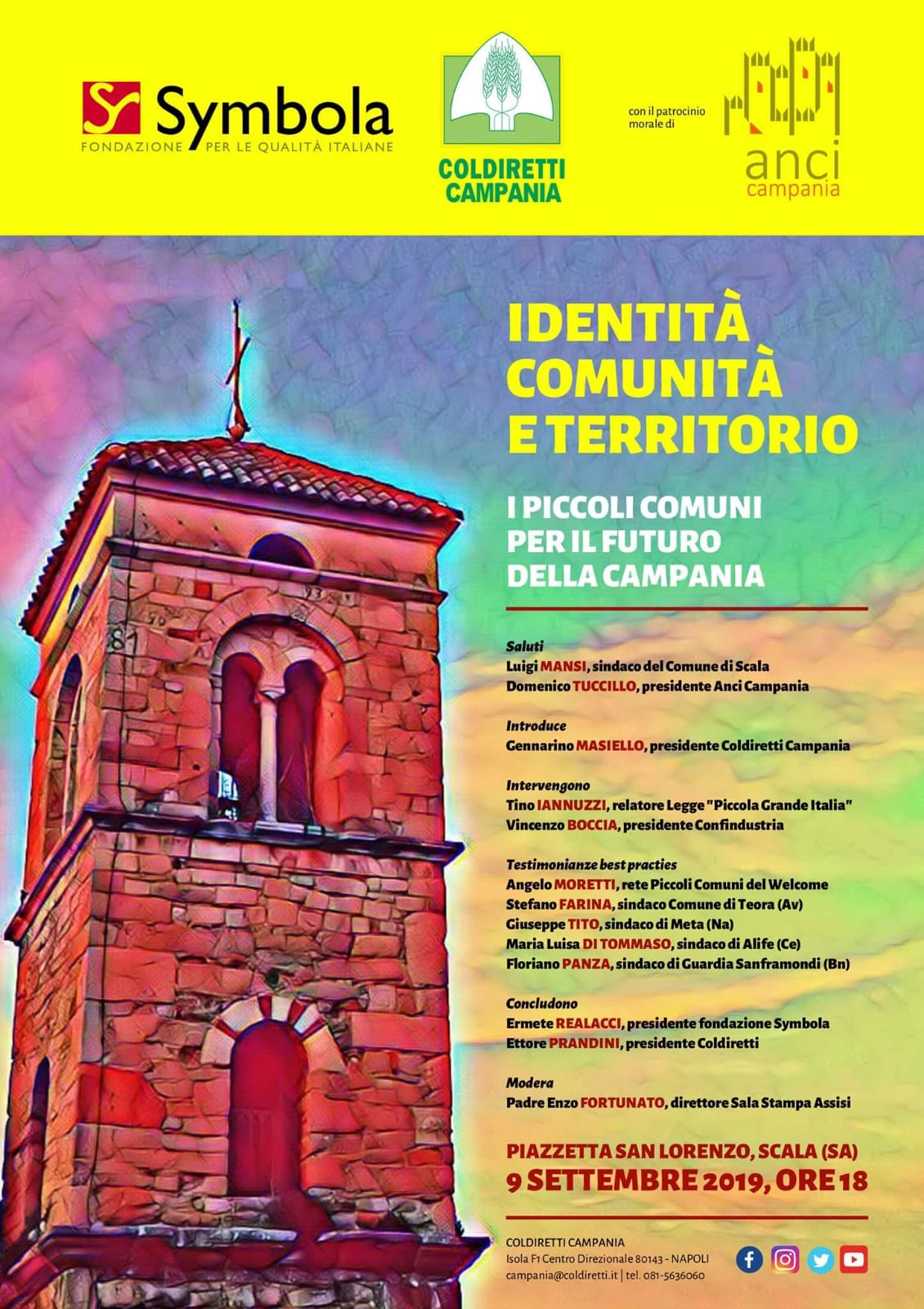 convegno piccoli comuni 9 settembre 2019