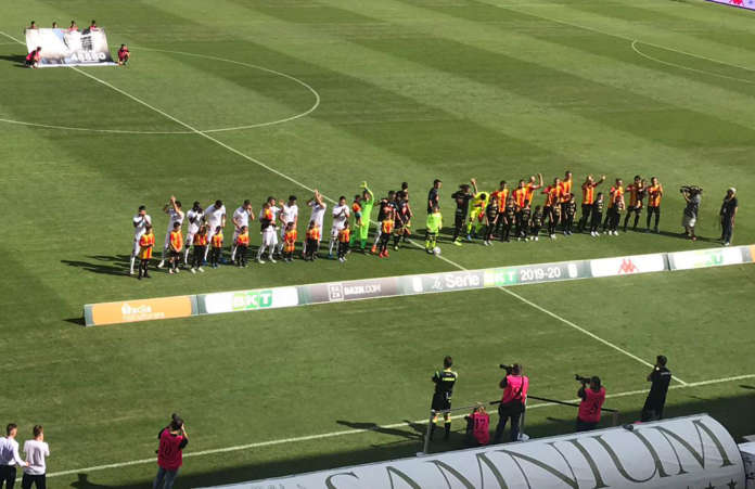 entrata in campo benevento-cosenza