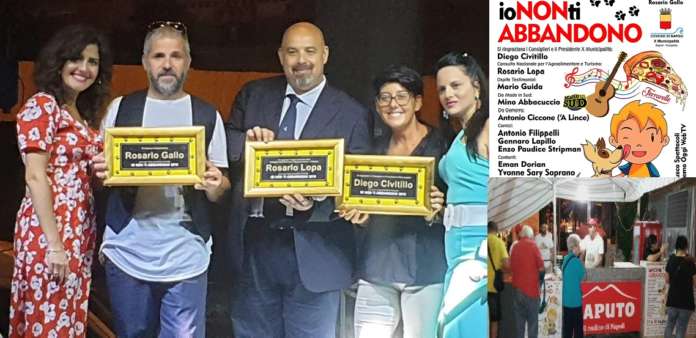 foto lopa gallo mariani evento contro abbandono animali SETTEMBRE 2019