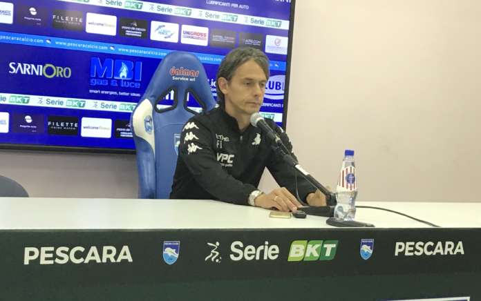 Inzaghi post Pescara