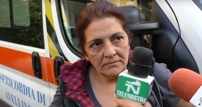 donna sfrattata avellino