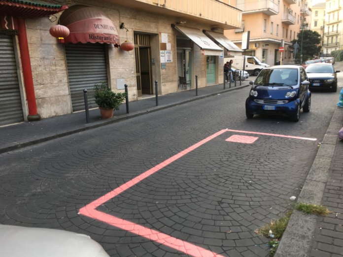 Parcheggio rosa Benevento