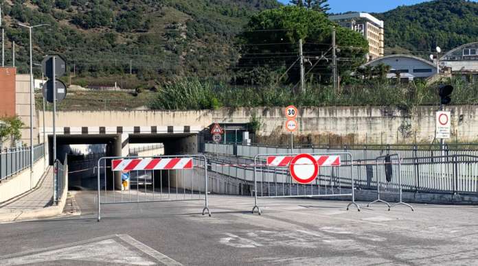 Viadotto Salerno chiuso