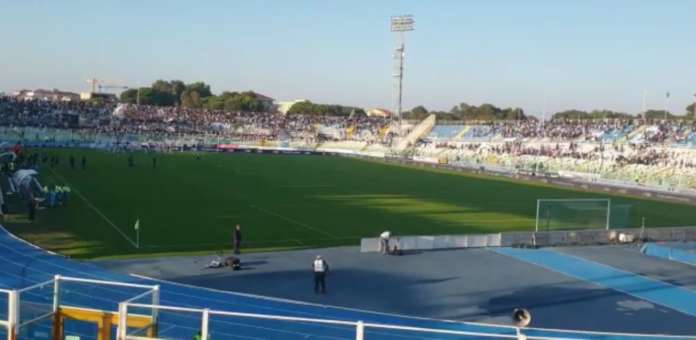 Vigorito guarda curva a Pescara