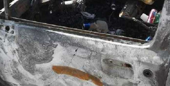 auto incendiata