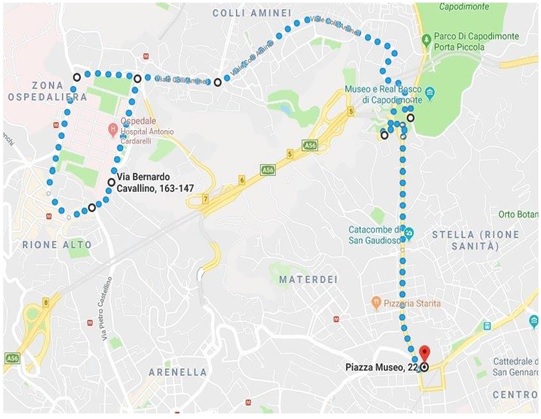 percorso filobus