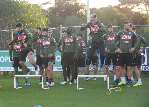 napoli allenamento
