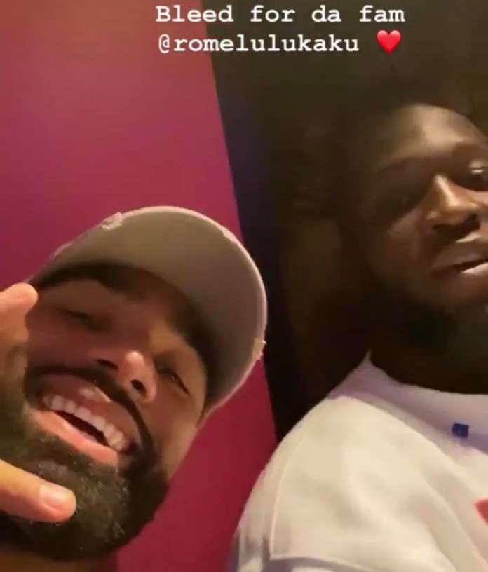 Armenteros con Lukaku