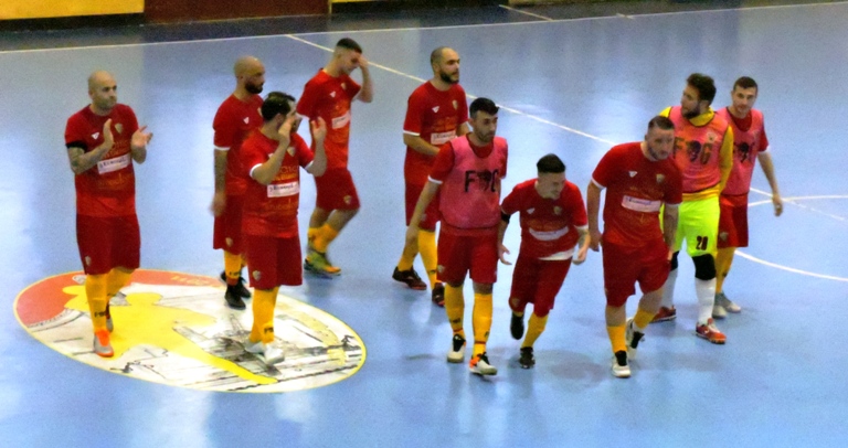 Esultanza finale Benevento 5