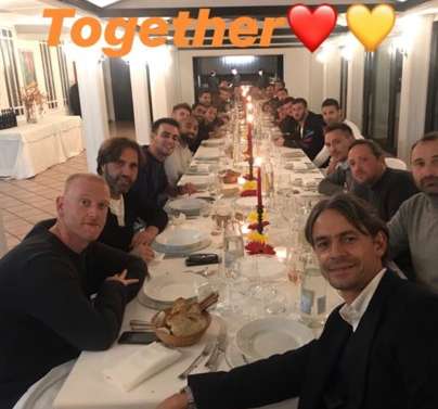 Inzaghi cena Benevento