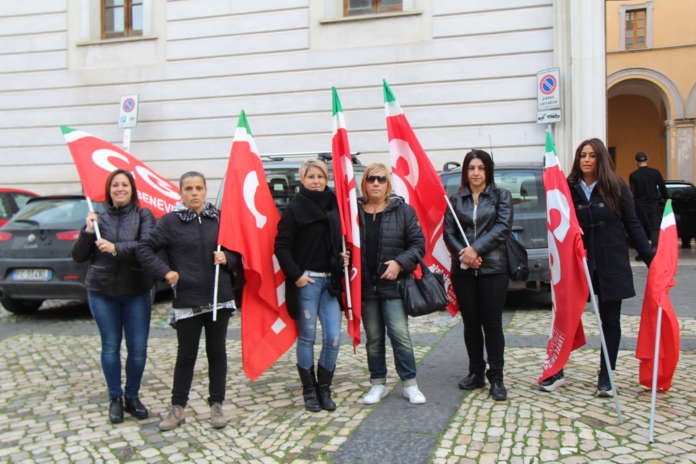 appalti pulizie università protesta (4)