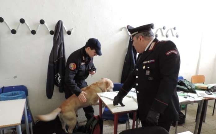 blitz carabinieri scuole