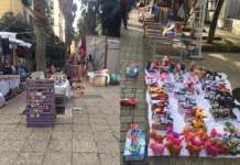 Napoli: suk di ambulanti in via Toledo