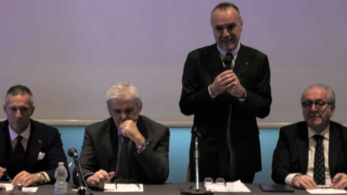 Incontro Lega B - Can B (da sin a des - Morganti - Nicchi - Balata - Ghirelli)