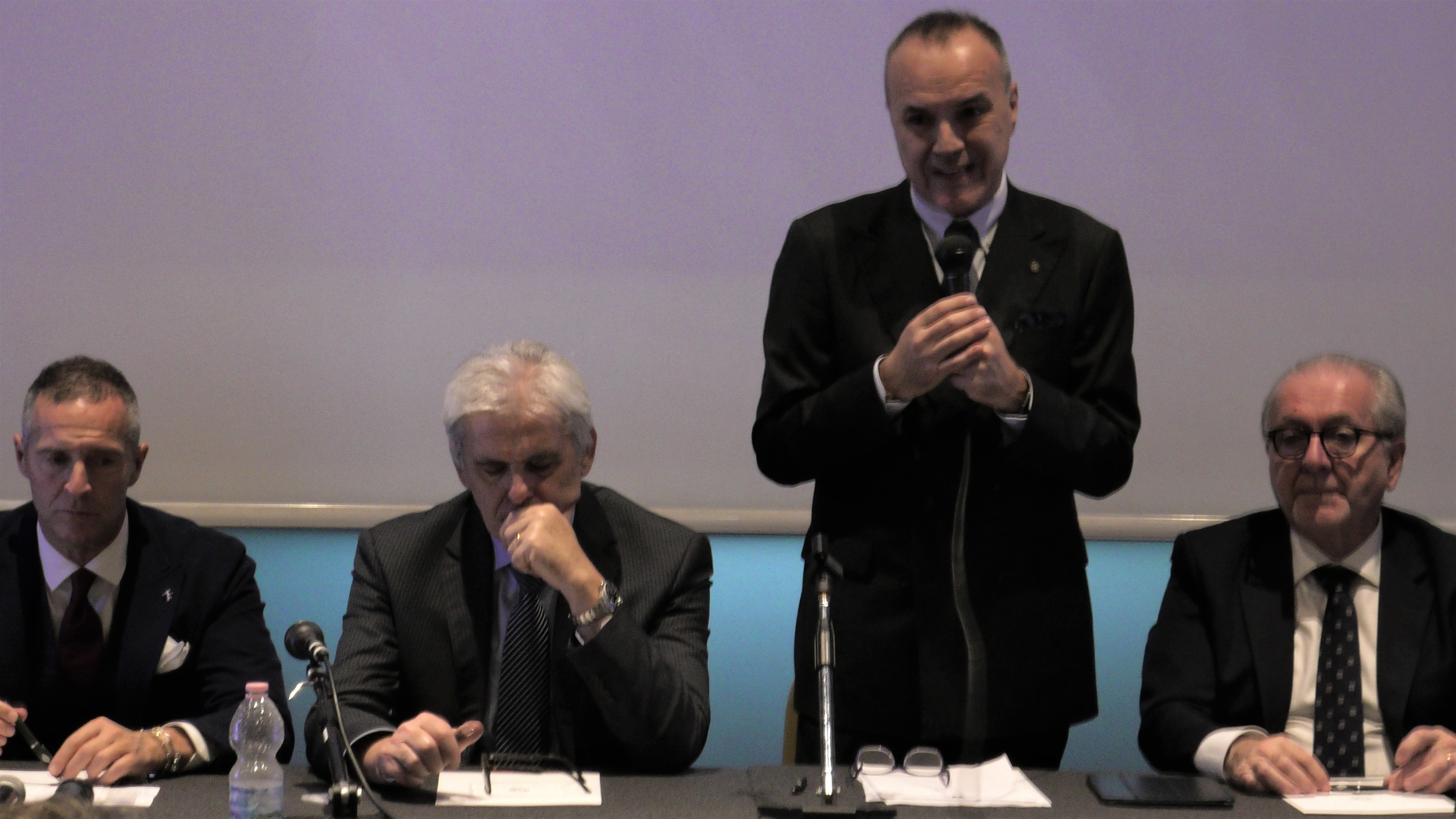 Incontro Lega B - Can B (da sin a des - Morganti - Nicchi - Balata - Ghirelli)