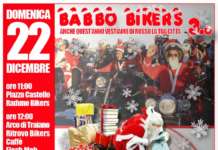 La tradizione continua, a Natale è “Babbo bikers”, il 22 dicembre la passeggiata solidale