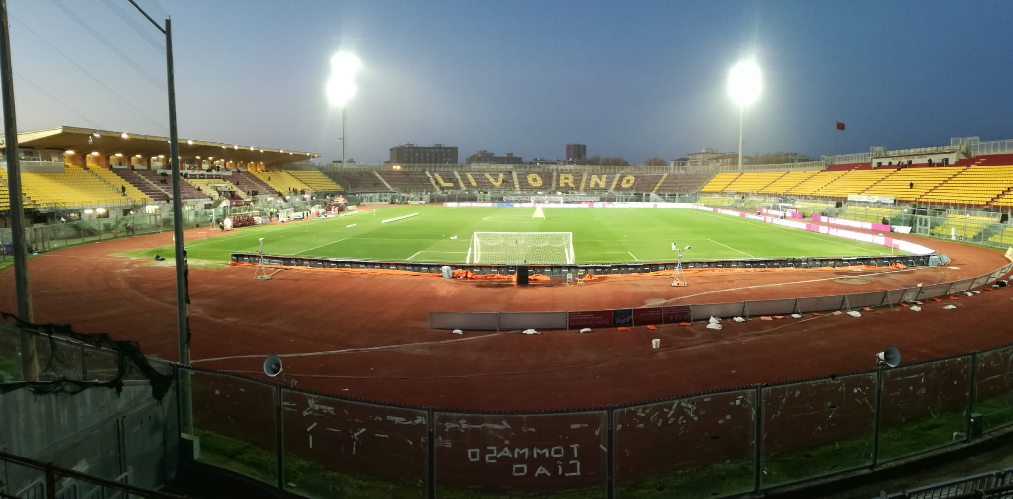 Livorno-Benevento stadio Picchi