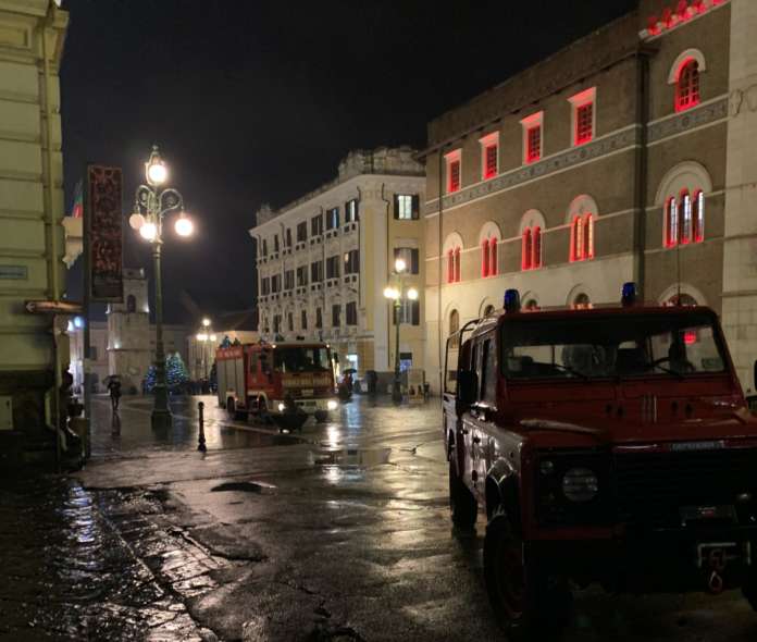 infiltrazioni d'acqua palazzo del governo