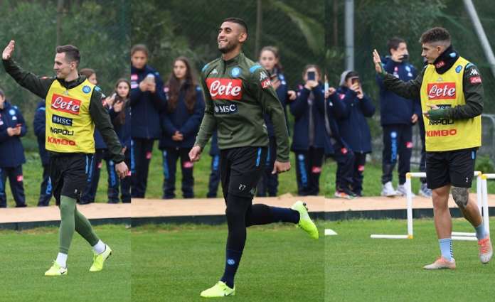napoli allenamento