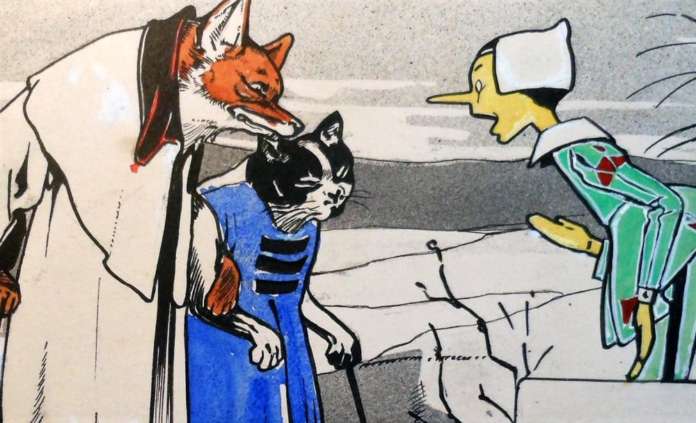 pinocchio gatto volpe