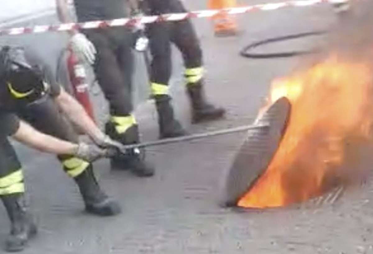 pompieri incendio