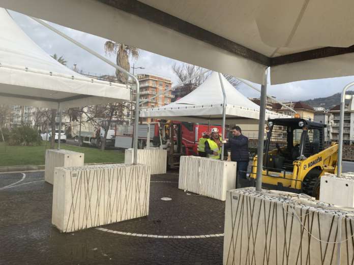 gazebo salerno smontaggio