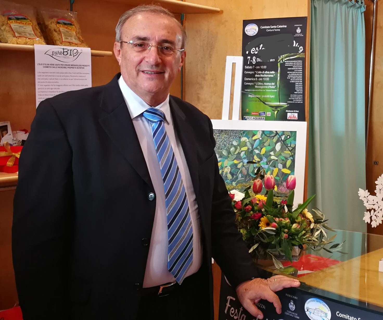 Il sindaco di Contursi, Alfonso Forlenza