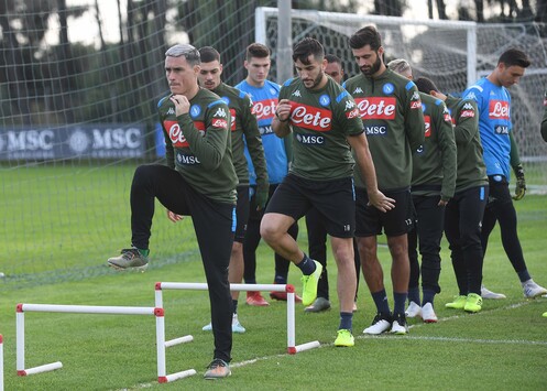 Napoli allenamento