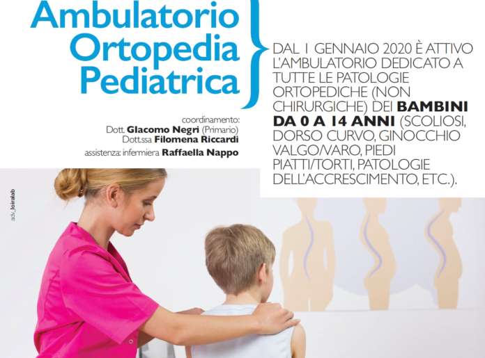 Ospedale Evangelico Betania_Ambulatorio Ortopedia pediatrica