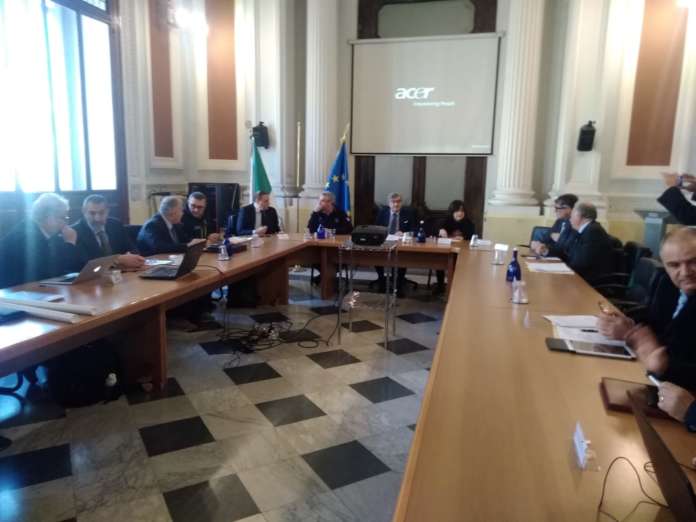 bonavitacola e borrelli in prefettura a Benevento (1)