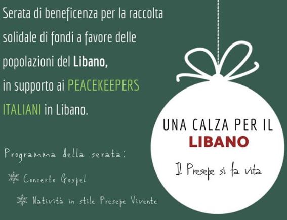 calza per il libano