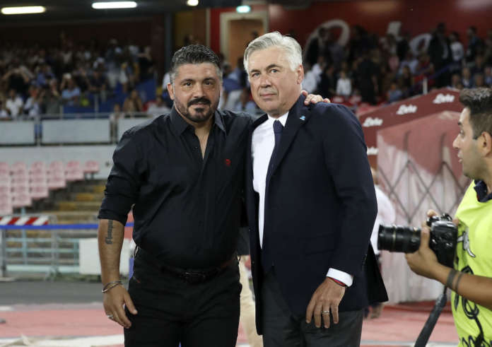Napoli - Gattuso - Ancelotti