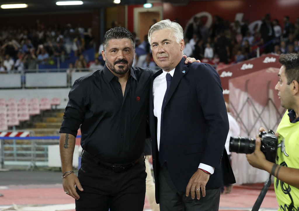 Napoli - Gattuso - Ancelotti
