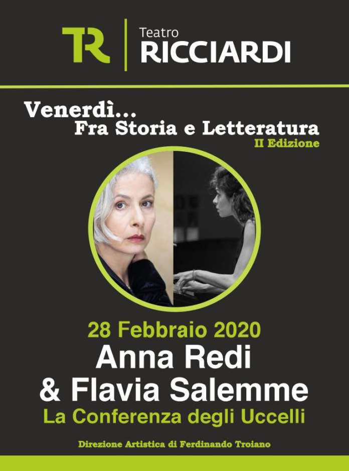 Anna Redi 'LA CONFERENZA DEGLI UCCELLI' locandina