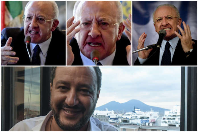 De Luca attacca Salvini