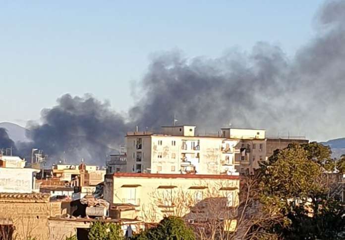 Incendio Casoria