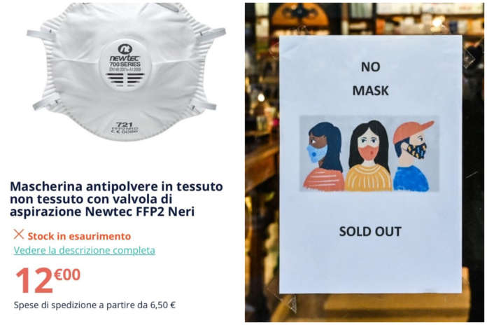 Mascherine sold out 1