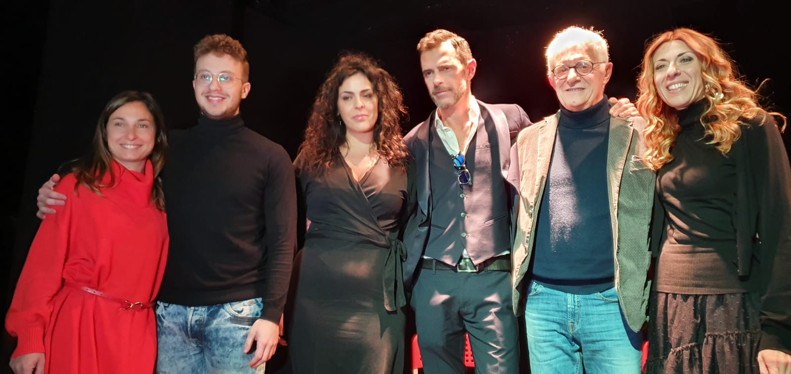 attori sul palco
