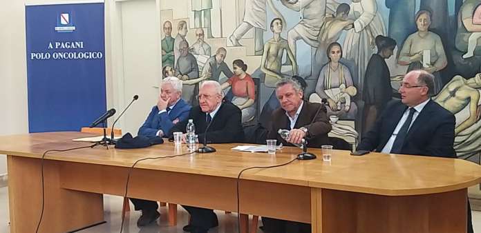 de luca inaugura polo oncologico pagani