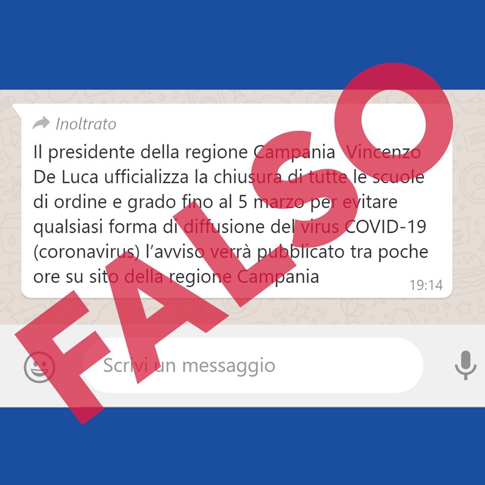 de luca scuole chiuse