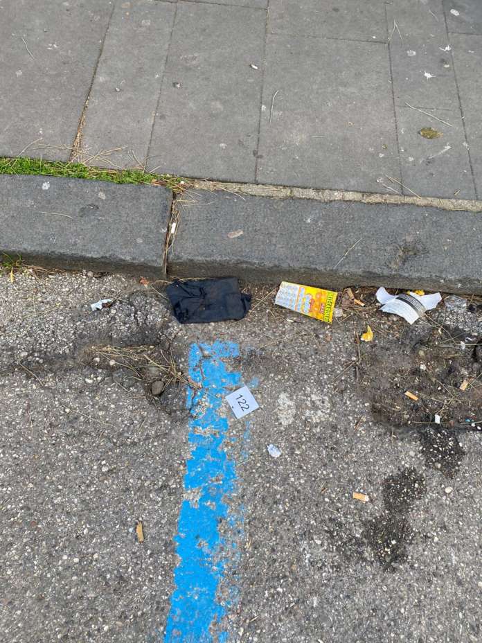 viale degli atlantici, rimosse targhe per alberi